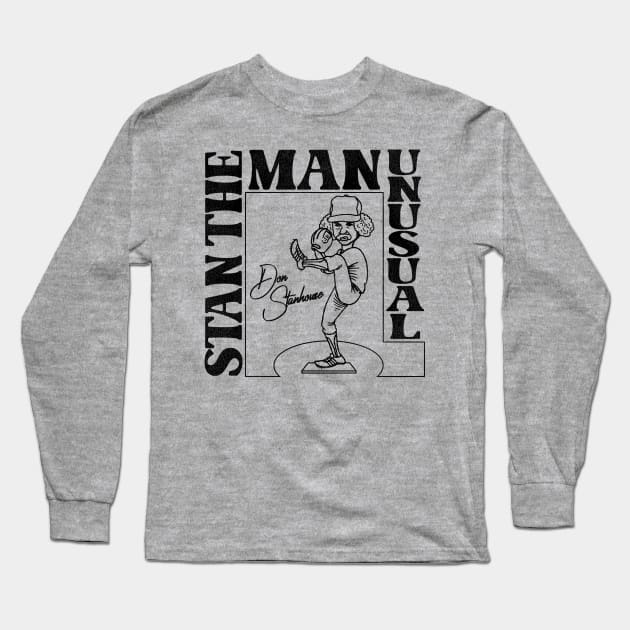 Stan the Man Unusual Long Sleeve T-Shirt by darklordpug